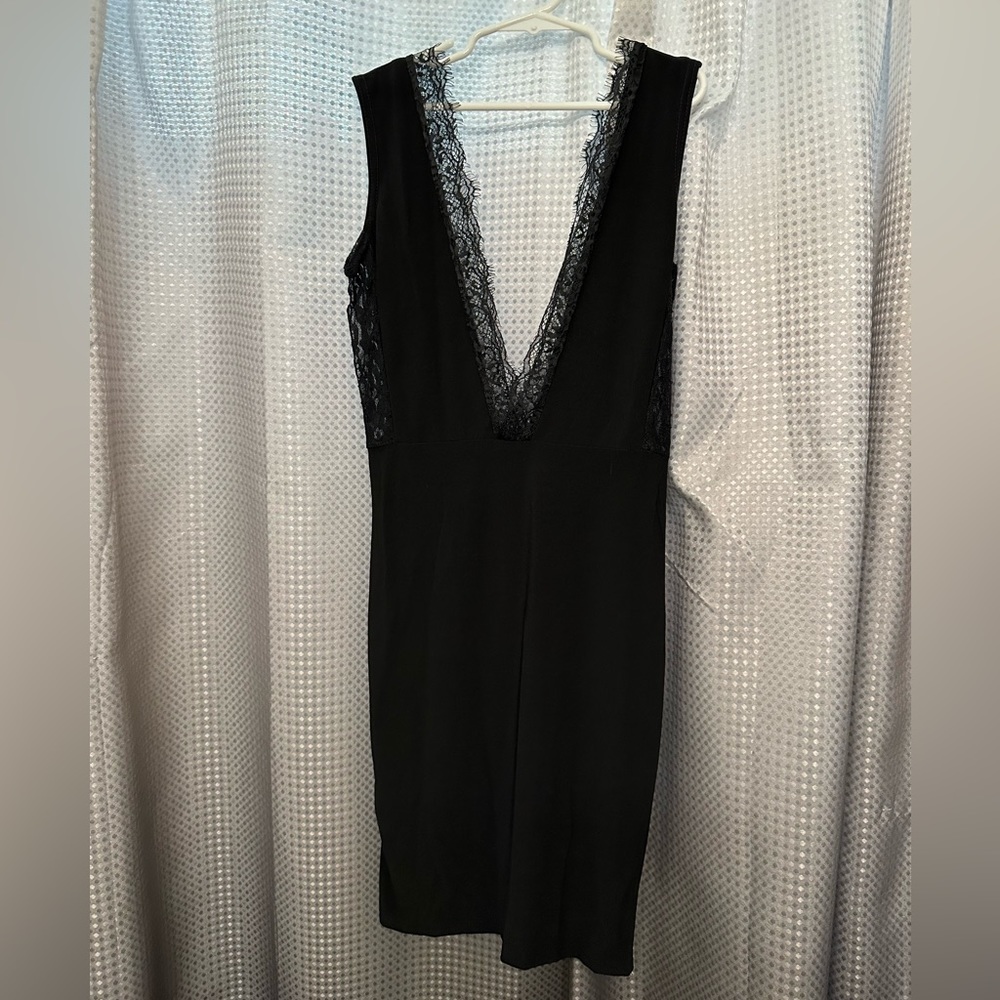 Black PrettyLittleThing Cocktail/Club Dress